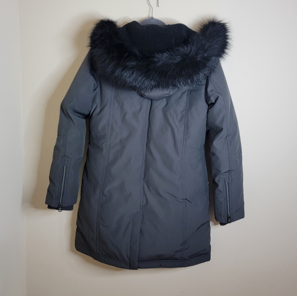 Vince Camuto grey thigh Length down winter jacket - Picture 5 of 6